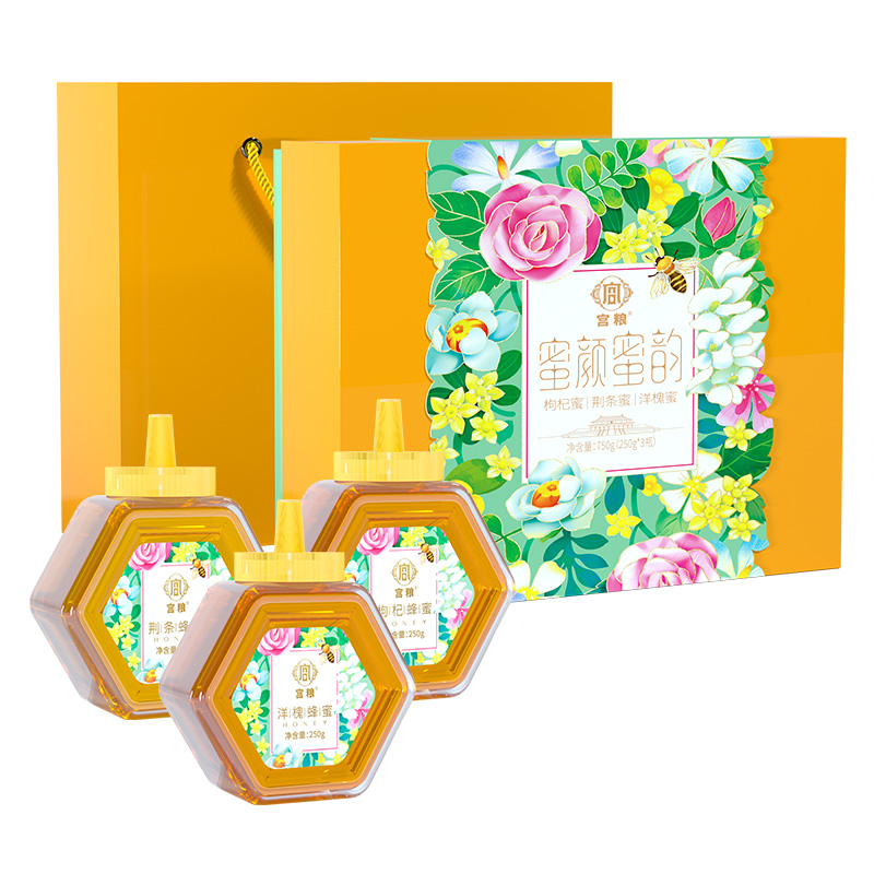 宮糧蜜顏蜜韻蜂蜜禮盒750g