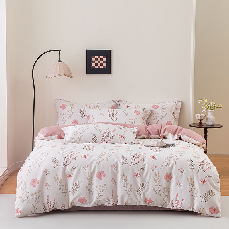 百麗安娜全棉經(jīng)典四件套-漫步花香