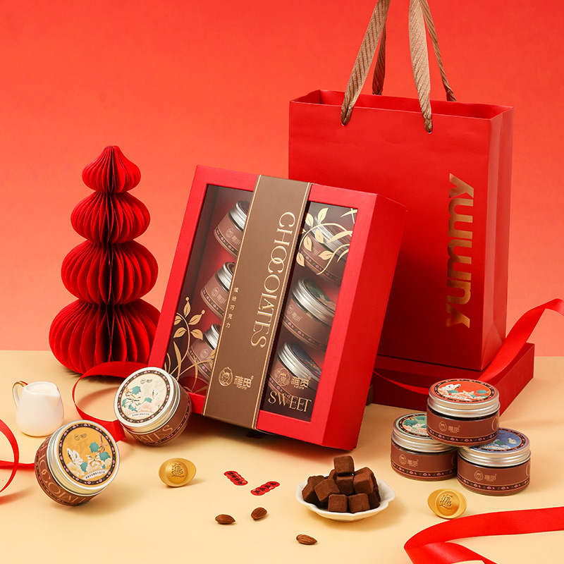 魏縣雅覓繽紛巧克力什錦糖菓禮盒300g