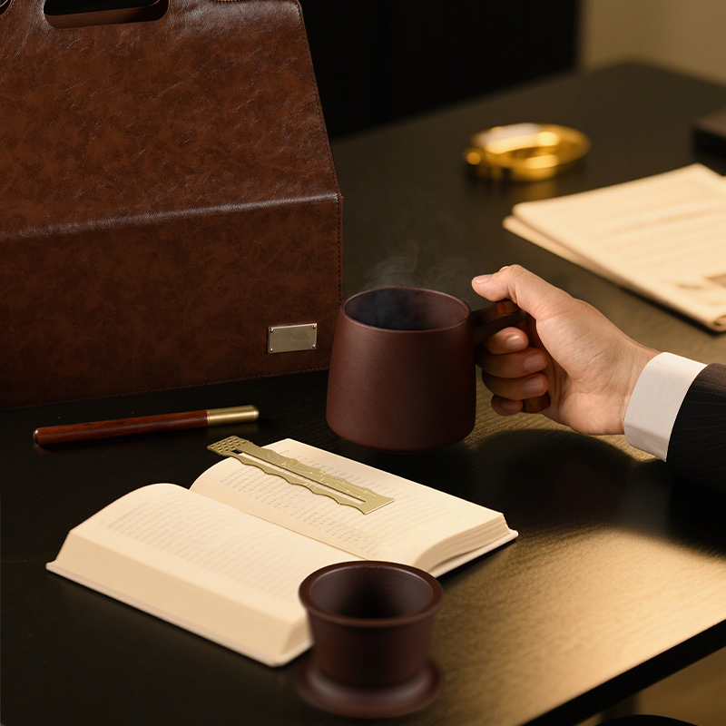 睿雅臻禮辦公禮-知行杯木筆款