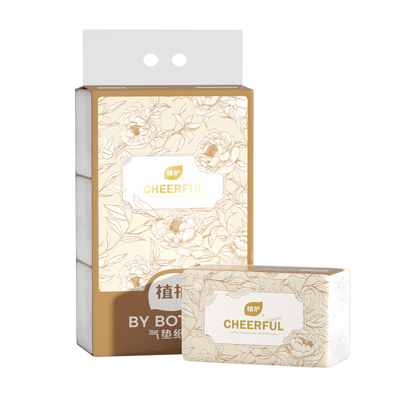 植護(hù)花野疊影氣墊抽紙140*175mm/4層90抽3包/提