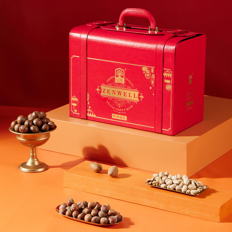 臻味-2.2kg環(huán)球瑞禮堅(jiān)果禮盒定制2025