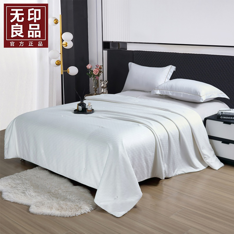 無印良品錦緞提花純蠶絲被WYLP-BX3080