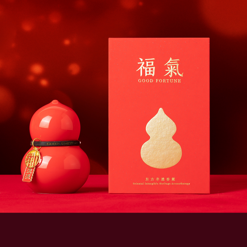 茶汀福氣东方非遗蜡烛精油香薰套装