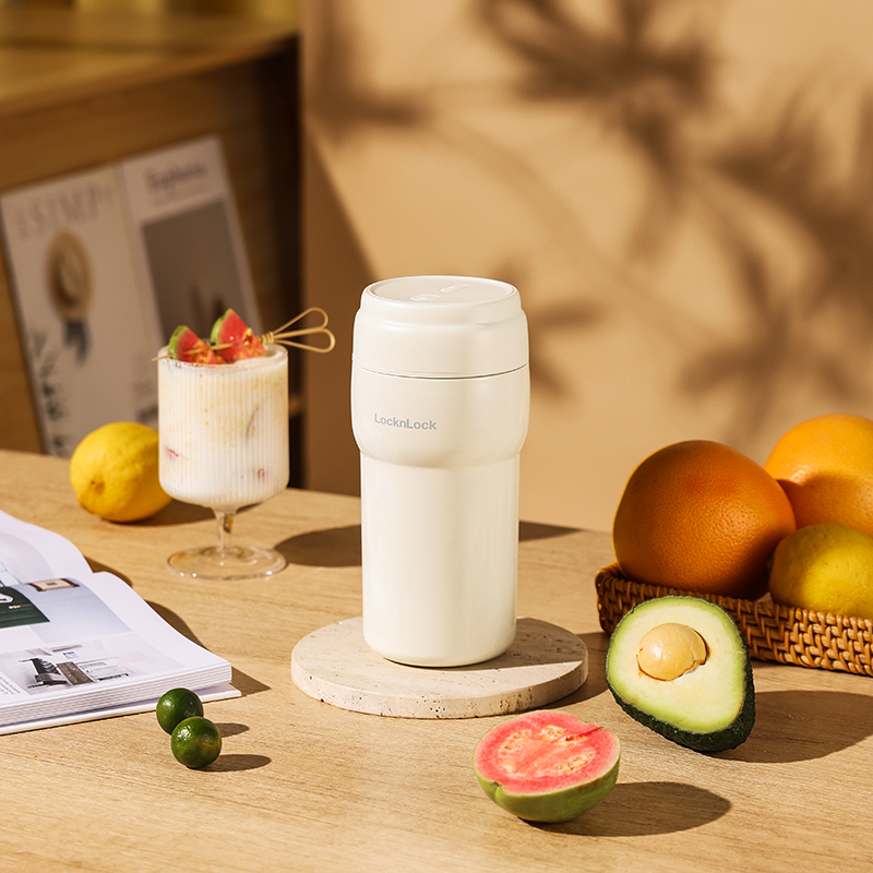 樂扣樂扣碎冰真空果汁杯（可磨咖啡豆）EJJ3225WHT