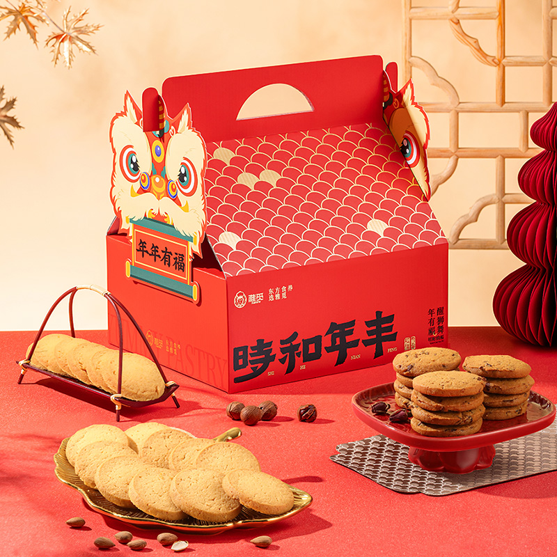 魏縣雅覓山河頌·時(shí)和年豐桃酥禮盒960g