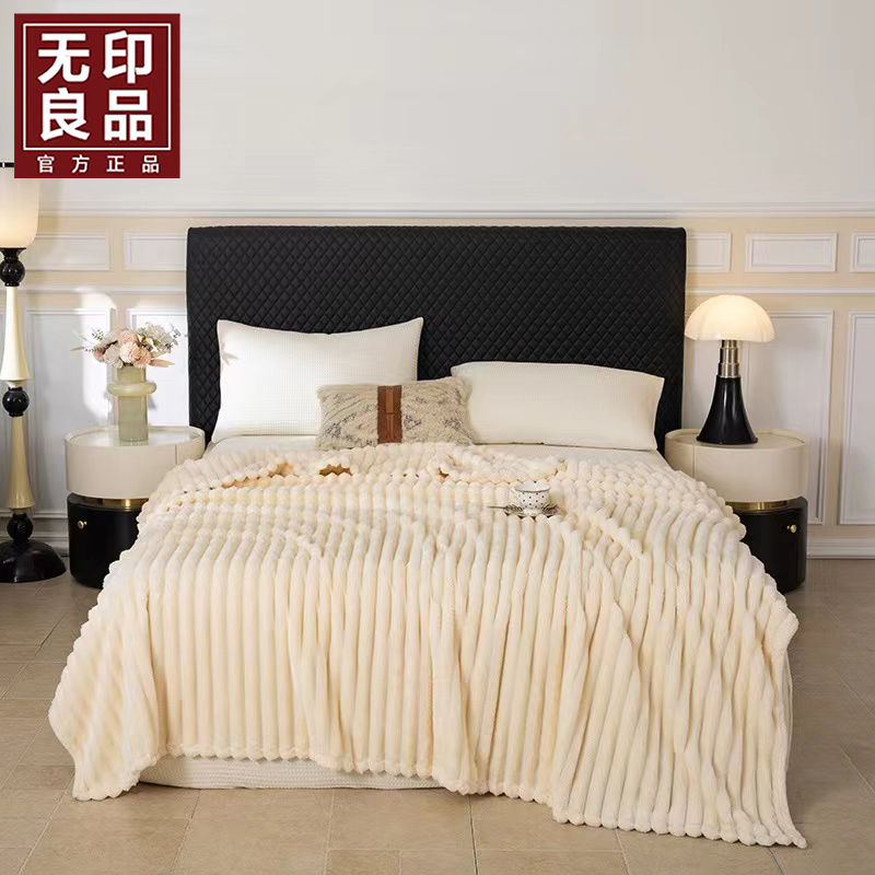 無印良品納米絨休閑毯WYLP-LS6029