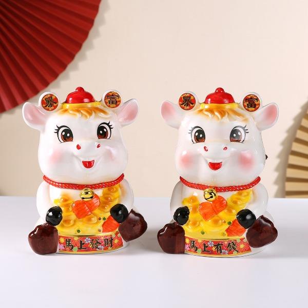 錦知興-招財(cái)馬存錢罐擺件