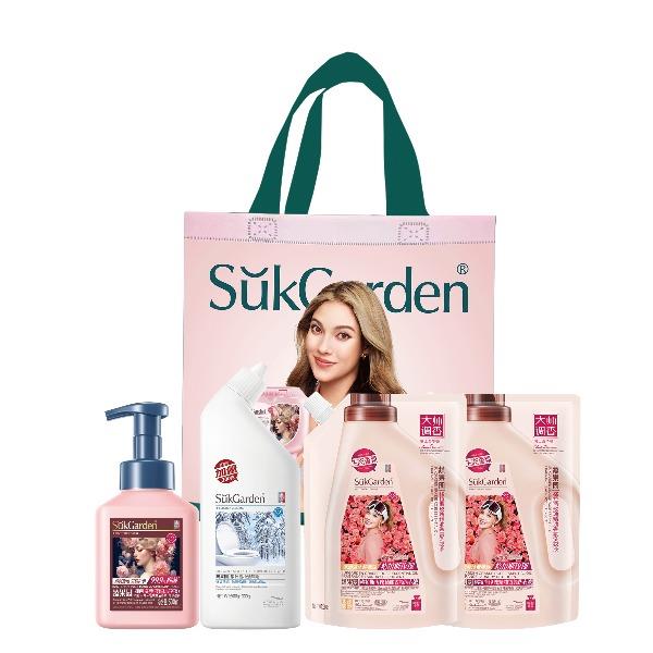 蔬果園玫瑰系列潔凈四件套