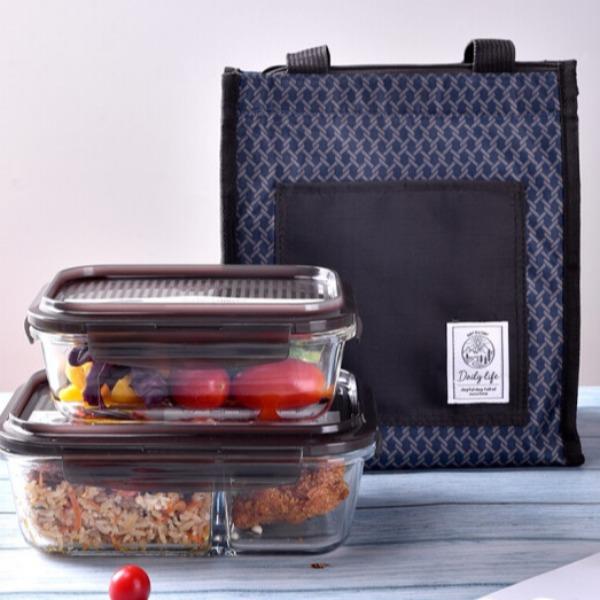 樂扣耐熱玻璃保鮮盒便當(dāng)包套裝 LLG991CS102