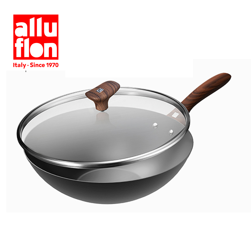 Alluflon阿路弗侖火山系列無涂層極窒鐵鍋32cm