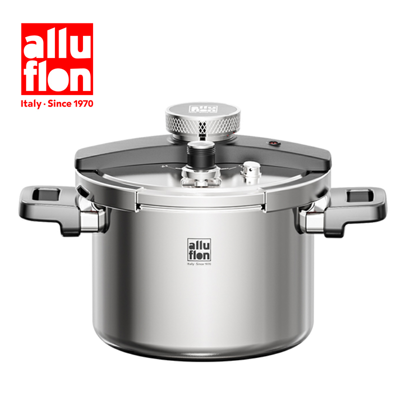 Alluflon阿路弗侖海德堡一鍵開合復合鋼壓力鍋6L