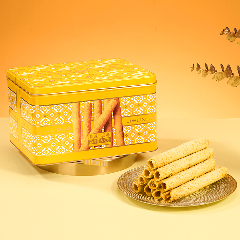 集味軒原味黃油雞蛋卷禮盒500g