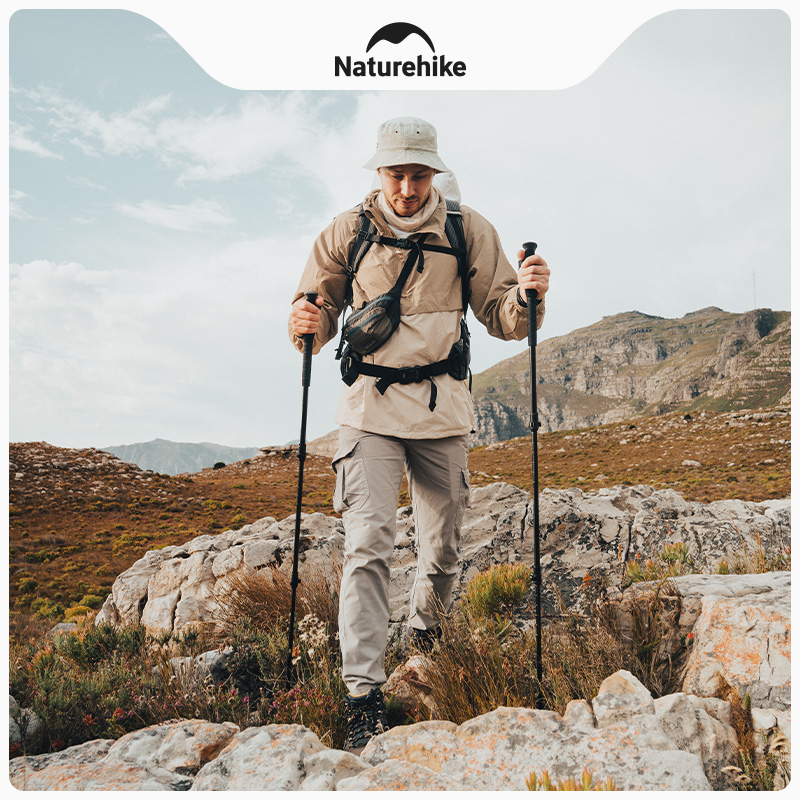 挪客晴雪Pro三節(jié)7075鋁合金登山杖NH17D017-D