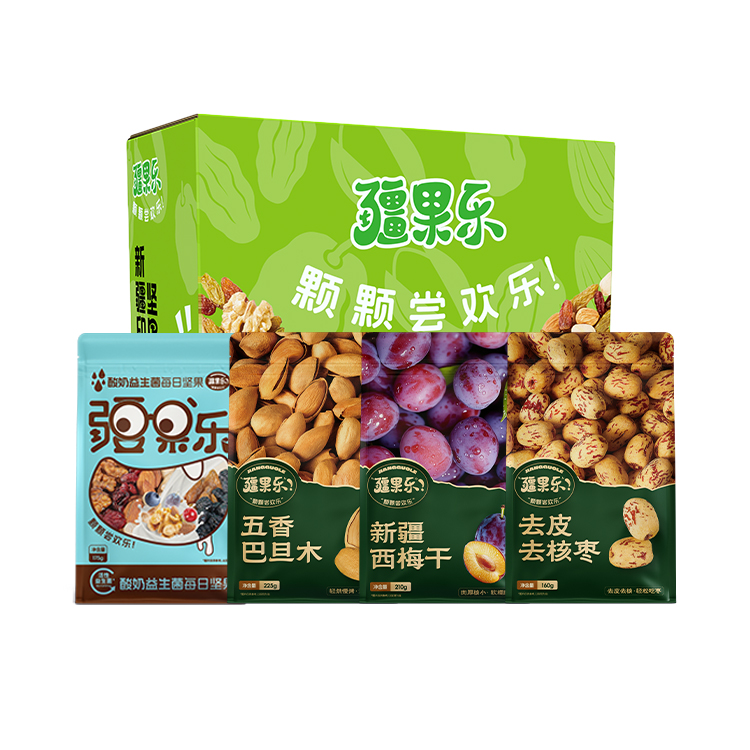 疆果樂新疆印象·堅(jiān)果盛宴禮盒(小號A款)770g/袋