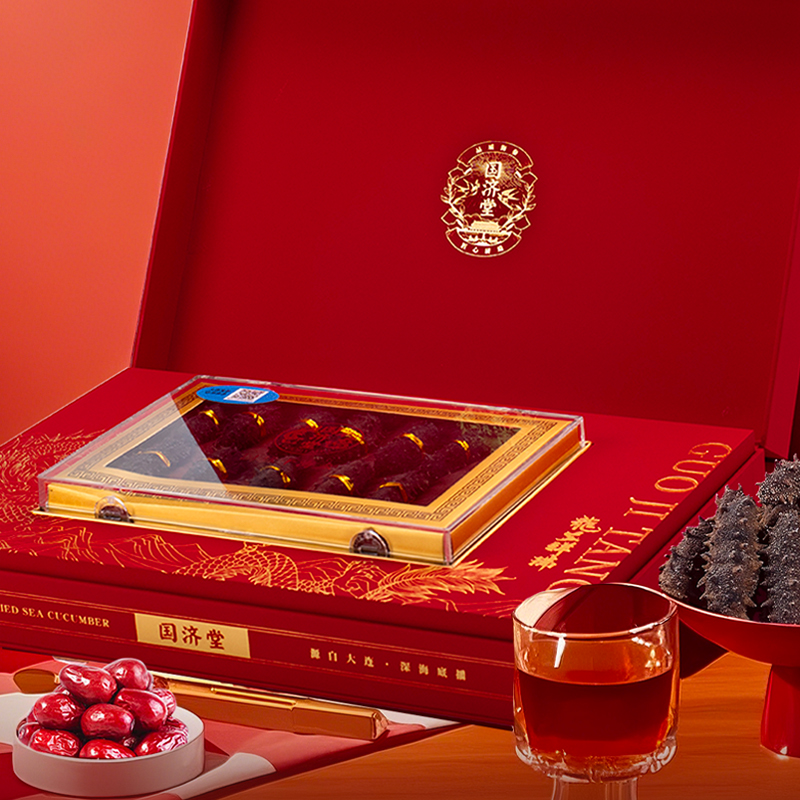 國(guó)濟(jì)堂.龍呈祥瑞溯源干海參禮盒100g