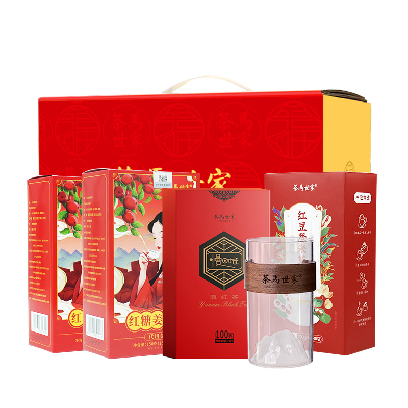 茶馬世家四季安康福氣滿滿禮盒600g
