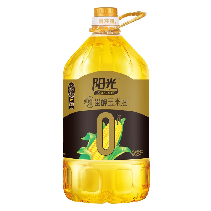 金龍魚陽光零方式甾醇玉米油5L