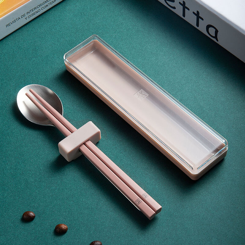 雙立人粉色便攜餐具3件套39181-004