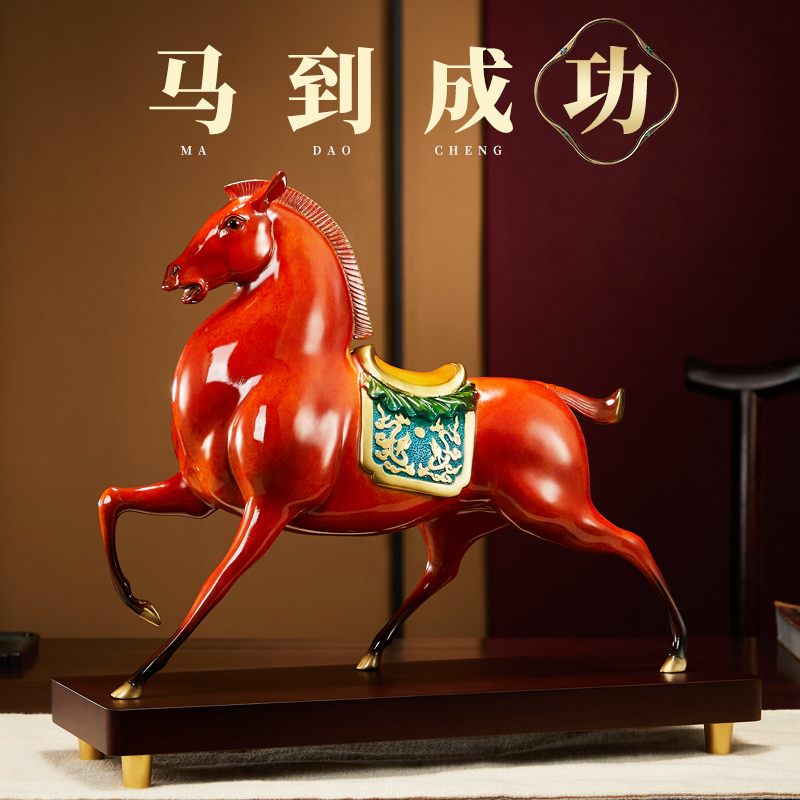 千里馬銅擺件商務(wù)禮品