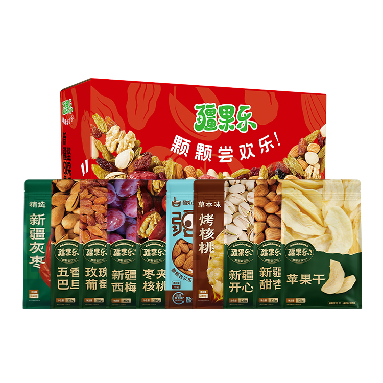疆果樂新疆印象·堅果盛宴禮盒(大號D款）2367g/件