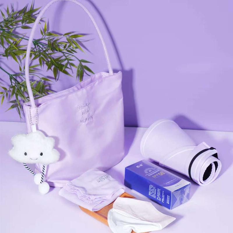 絕絕紫云朵托特包防曬套裝