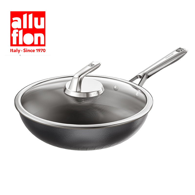 Alluflon阿路弗侖科莫健康純鈦炒鍋32cm