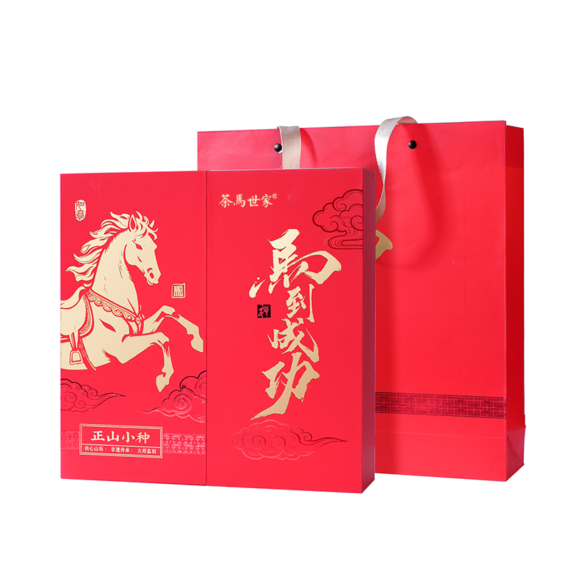 茶馬世家馬到成功正山小種紅茶禮盒250g
