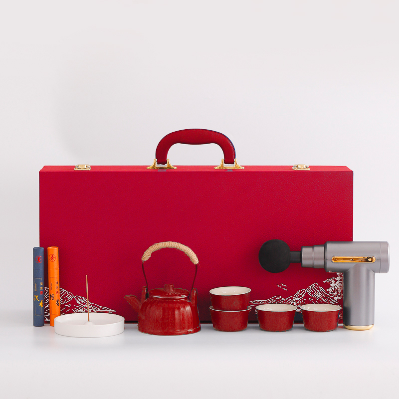 鵬翼開門紅年會禮品筋膜槍商務(wù)辦公9件套