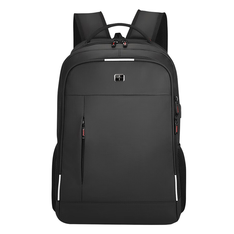 SWICKY瑞馳多功能休閑商務(wù)雙肩包88173黑色大號