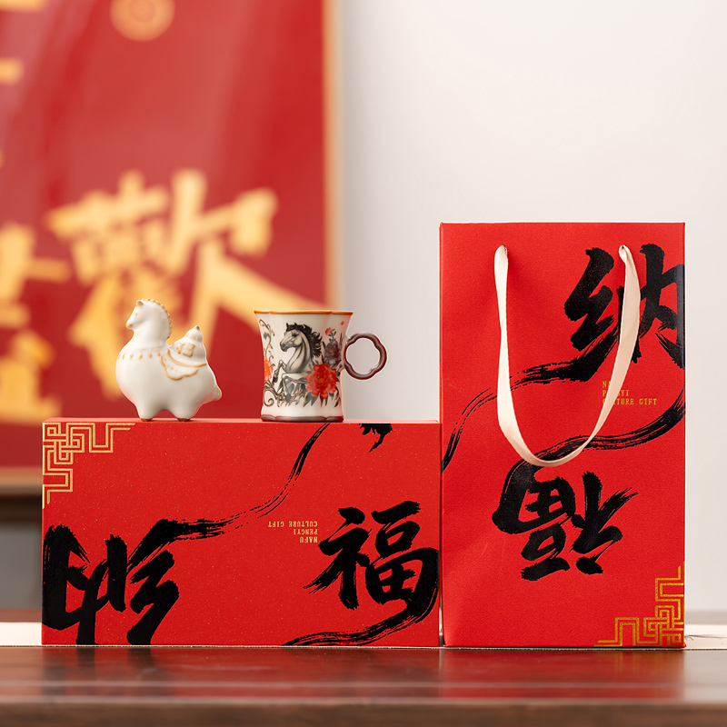 鵬翼馬年開門紅納福馬上有錢、馬到功成擺件