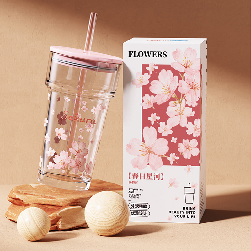 玻禮多蜜春日星河吸管杯W-CR/L1