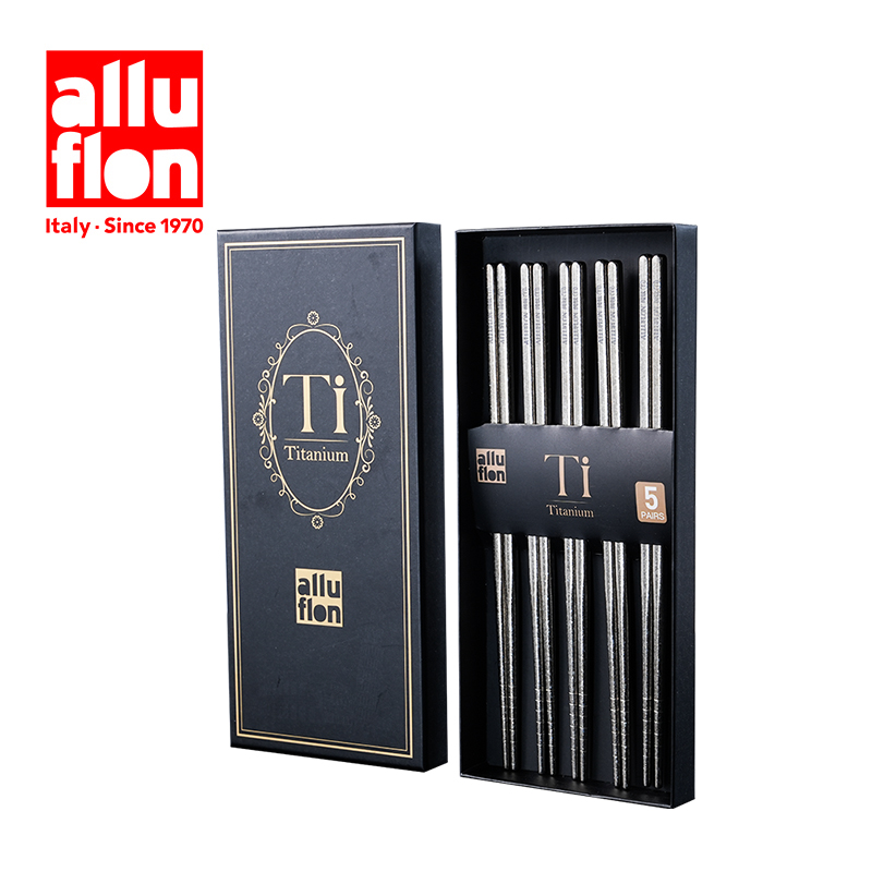 Alluflon阿路弗侖科莫系列純鈦筷套裝
