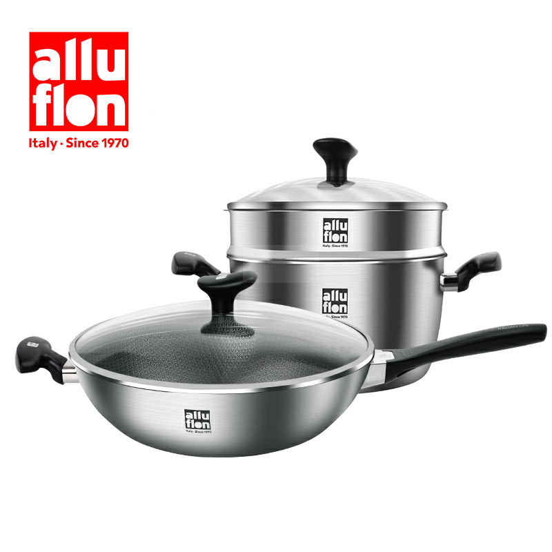 Alluflon阿路弗侖波尼亞不銹鋼套裝鍋