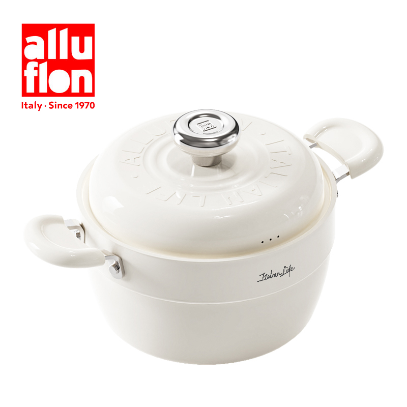 Alluflon阿路弗侖阿爾貝羅鈦瓷湯鍋22cm