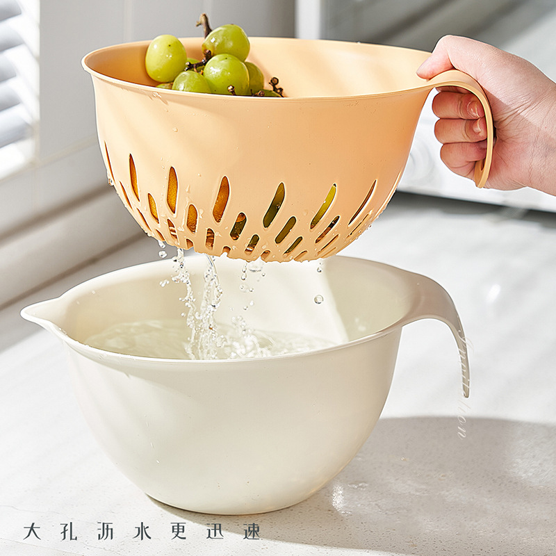 哲計家用帶把手瀝水籃Z-G2021A