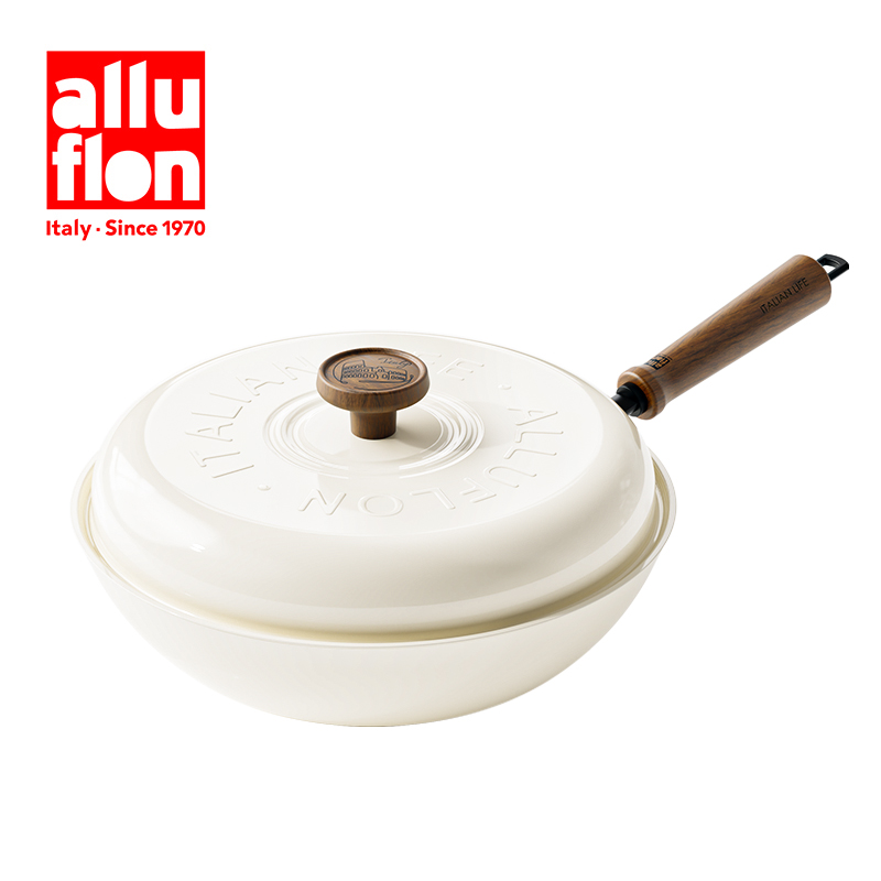 Alluflon阿路弗侖卡塞塔極鈦琺瑯炒鍋32cm
