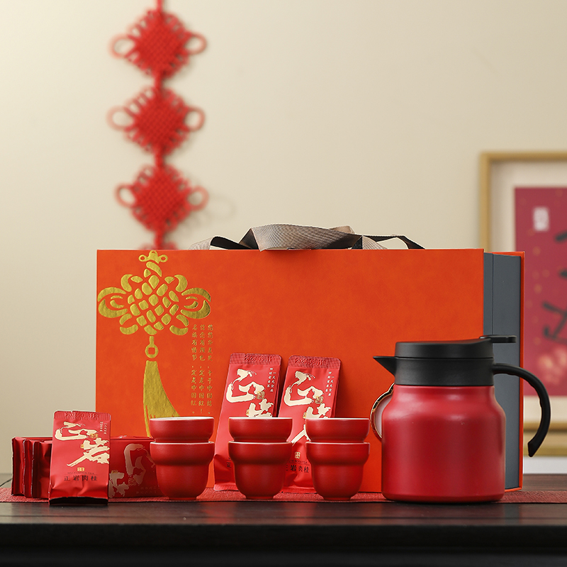 瓷伽什鴻運(yùn)連連主人杯燜燒壺茶葉套組