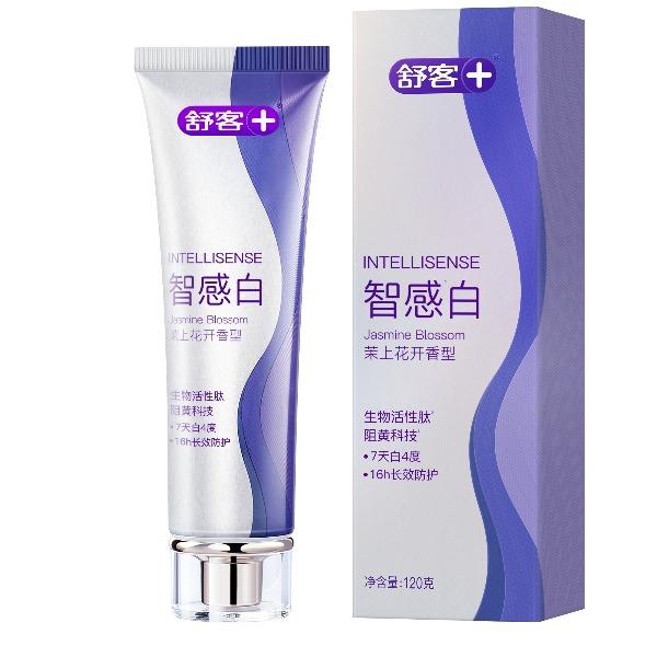 舒客智感煥白牙膏茉上花開香型120g