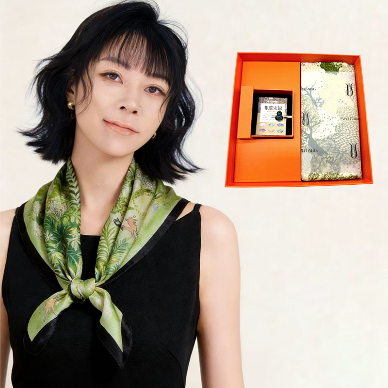 絲語棠錦上貼花二件套