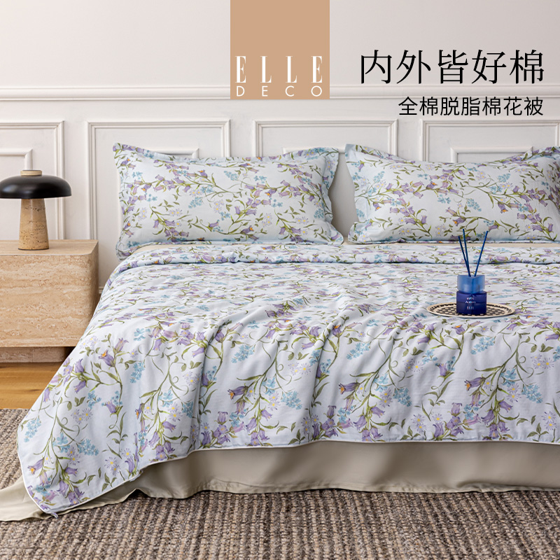 法國(guó)ELLEDECO全棉棉花夏被-風(fēng)鈴絮春