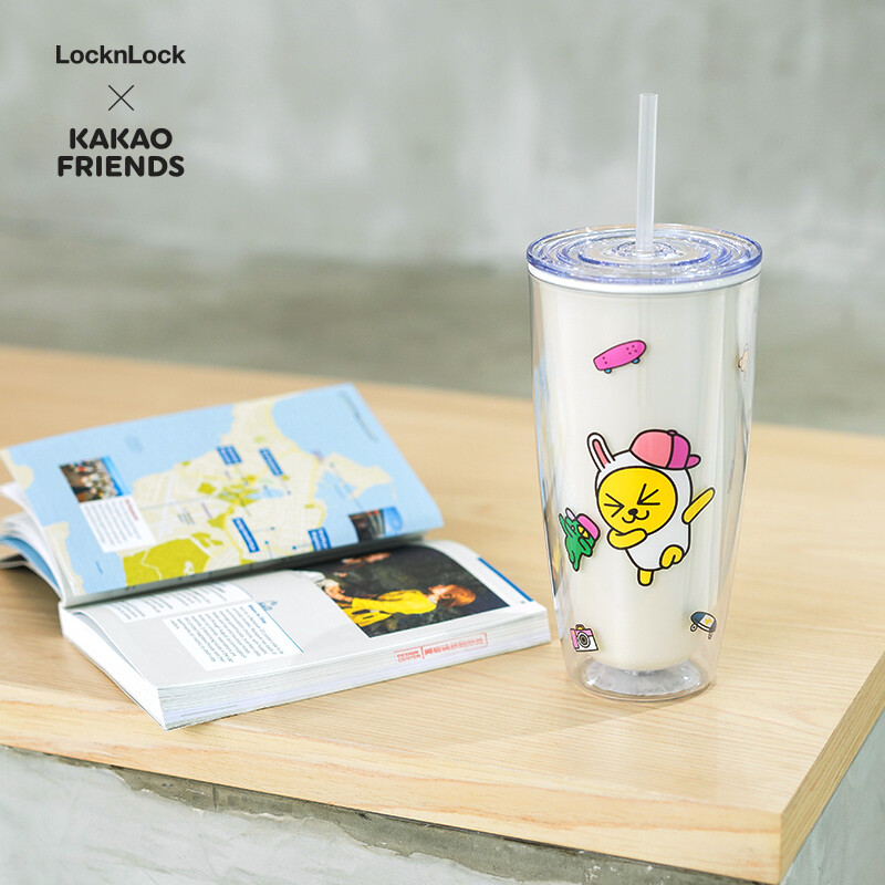 樂(lè)扣KAKAO雙層簡(jiǎn)約杯HAP507
