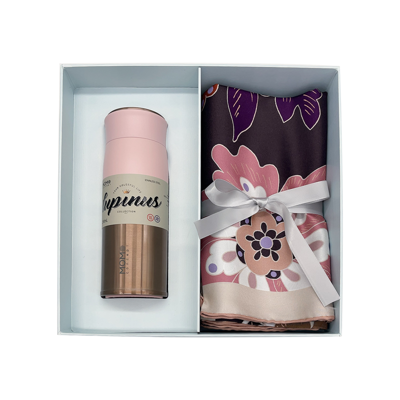 保溫杯108絲巾青山禮盒