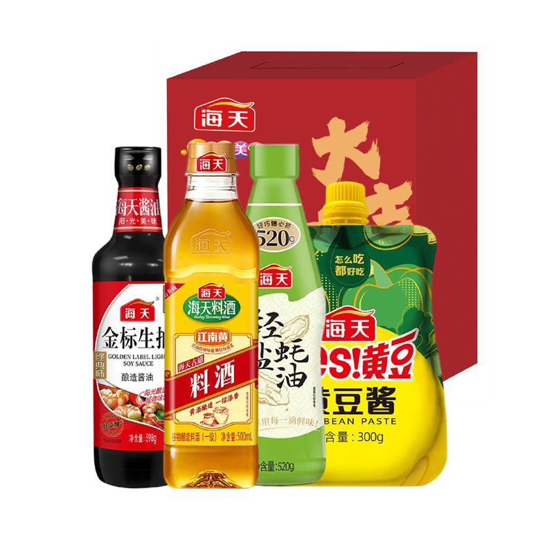 海天大吉大利調(diào)味品組合-D款500ml+1418g