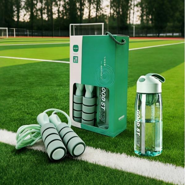 嚴(yán)選運(yùn)動(dòng)水杯跳繩禮盒B0T1