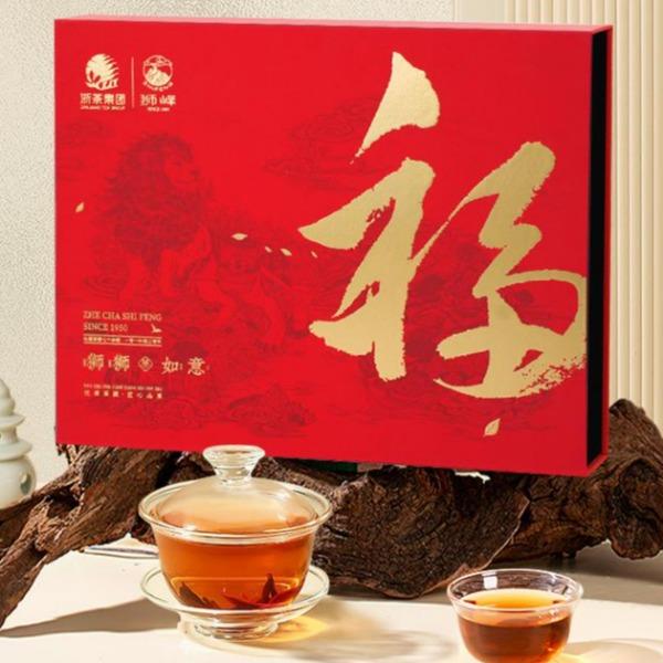 狮峰牌特级九曲红梅鸿福梅韵礼盒250g