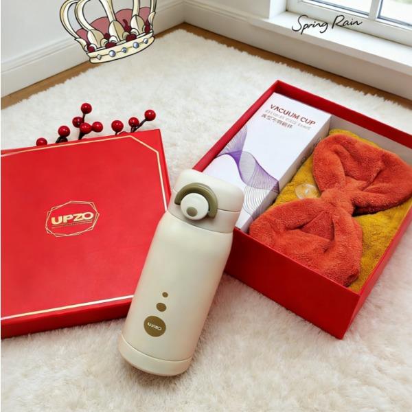 UPZO嚴(yán)選口袋保溫杯干發(fā)帽套裝25211