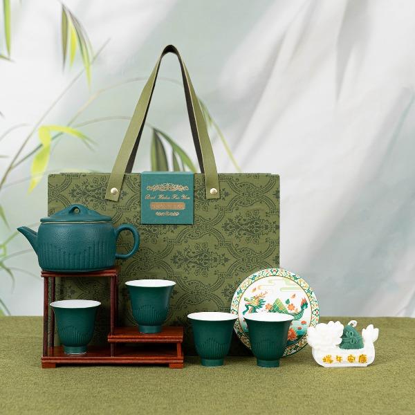 瓷语花香端午安康茶礼套装