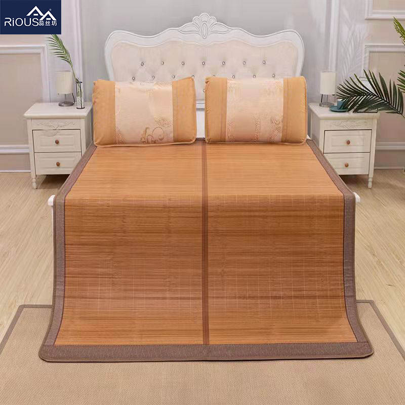 蕊丝坊碳化双面竹席150*200cm