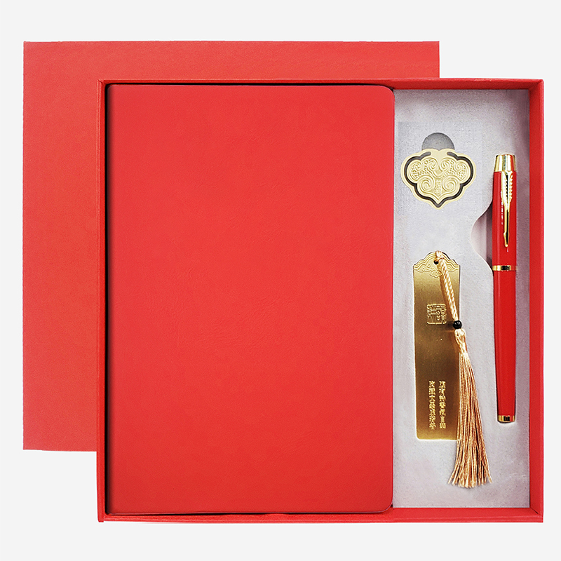 東方韻&EPOTA5硬皮筆記本書簽書扣筆四件套